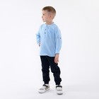 Комплект детский (лонгслив/брюки), цвет голубой, рост 98см - Фото 3