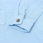 Комплект детский (лонгслив/брюки), цвет голубой, рост 98см - Фото 8