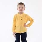 Комплект детский (лонгслив/брюки), цвет жёлтый, рост 98см - Фото 2