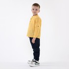 Комплект детский (лонгслив/брюки), цвет жёлтый, рост 98см - Фото 3