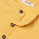 Комплект детский (лонгслив/брюки), цвет жёлтый, рост 104см - фото 22744727