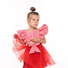 Платье для девочки, цвет красный, рост 92см - фото 319563797