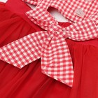 Платье для девочки, цвет красный, рост 92см - Фото 13