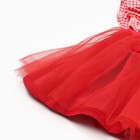 Платье для девочки, цвет красный, рост 92см - Фото 14