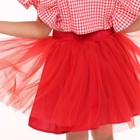 Платье для девочки, цвет красный, рост 92см - Фото 5