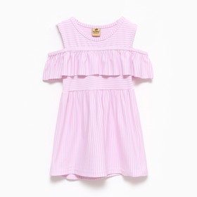 Платье для девочки, цвет светло-розовый, рост 104см