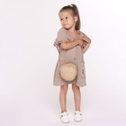 Платье для девочки, цвет песочный, рост 92см - фото 119062679