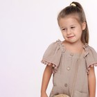 Платье для девочки, цвет песочный, рост 92см - фото 119062684