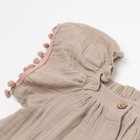 Платье для девочки, цвет песочный, рост 98см - Фото 10