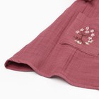 Платье для девочки, цвет слива, рост 110см - фото 22494792