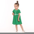 Платье для девочки, цвет зелёный, рост 92см - фото 10597425