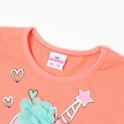 Футболка для девочки, цвет оранжевый, рост 110см - фото 25275460