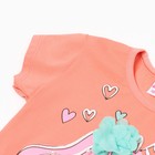 Футболка для девочки, цвет оранжевый, рост 110см - фото 25275461