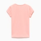Футболка для девочки, цвет персиковый, рост 98см - фото 25275467