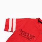 Комплект для мальчика (футболка/брюки), цвет красный, рост 92см - Фото 2