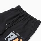 Брюки для мальчика, цвет чёрный, рост 176см - фото 43743569