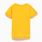 Футболка для мальчика, цвет жёлтый, рост 98см 9754634