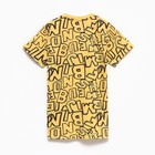 Футболка для мальчика, цвет жёлтый, рост 128см - фото 25275471