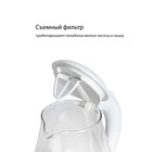 Чайник электрический Econ ECO-1739KE, 2200Вт, стекло, 1,7 л, цвет белый - фото 51340784 Чайник электрический Econ ECO-1739KE, 2200Вт, стекло, 1,7 л, цвет белый - фото 51340784