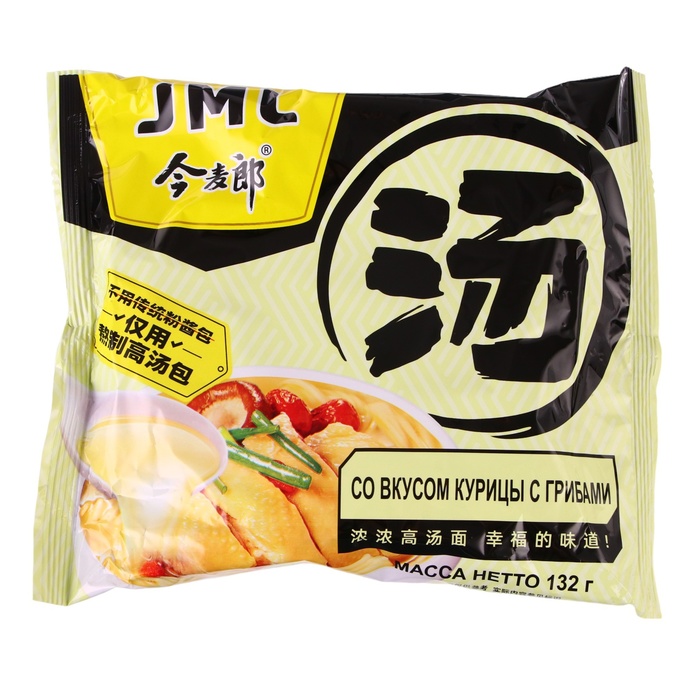 

Лапша JML со вкусом курицы и грибов, 132 г