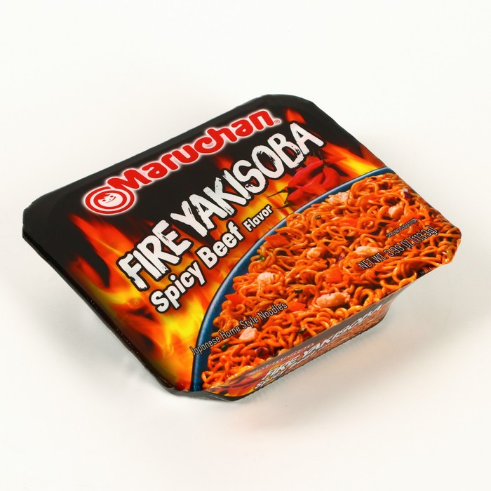 Лапша Маручан Якисоба FIRE HOT со вкусом острой говядины, 113,3 г - Фото 1