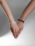 Силиконовые браслеты «Неразлучники» душнилы, цвет чёрно-белый, 20 см - фото 54748176