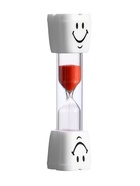 Песочные часы "Зубик", на 3 минуты, 9 х 2 см, красные 9771705 - фото 16935270