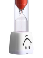 Часы песочные «Зубик», на 3 минуты, 9×2 см, красные - Фото 6