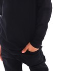 Джемпер-поло для мальчика, цвет черный, рост 128 см - Фото 4