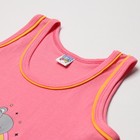 Комплект (майка, трусы) для девочек, цвет розовый, рост 98 см - Фото 2