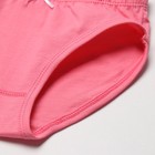 Комплект (майка, трусы) для девочек, цвет розовый, рост 98 см - Фото 4
