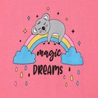 Комплект (майка, трусы) для девочек, цвет розовый, рост 110 см - фото 24413417