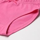 Комплект (майка, трусы) для девочек, цвет розовый, рост 122 см - Фото 4