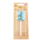 Свеча в торт на шпажке «Алмаз», цифра 9, голубая, 5 см - Фото 7