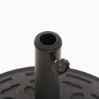Подставка под зонт, черный, 48,5 х 34 см, для зонтов с диаметром трубы 38/48 мм - Фото 3
