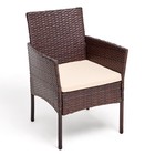 Набор садовой мебели: Стол 71 х 40 х 39 см, диван 102 x 60 x 81 см, 2 кресла 58 x 60 x 81 см - фото 25275480