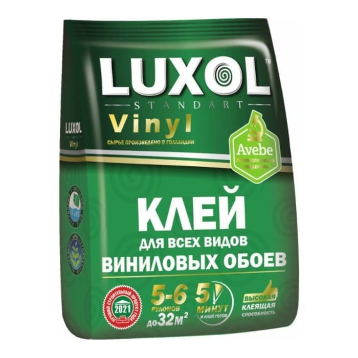 Клей обойный LUXOL, для виниловых обоев, пакет, 180 г - Фото 1