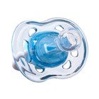 Соска - пустышка силиконовая классическая M&B, от 6 мес., с колпачком, голубой - Фото 5