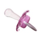Соска - пустышка силиконовая классическая M&B, от 6 мес., с колпачком, фиолетовый - Фото 5