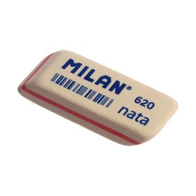 Ластик Milan Nata 620, 56 х 19 х 12 мм, мягкий пластик, скошенный, для графита 9780232