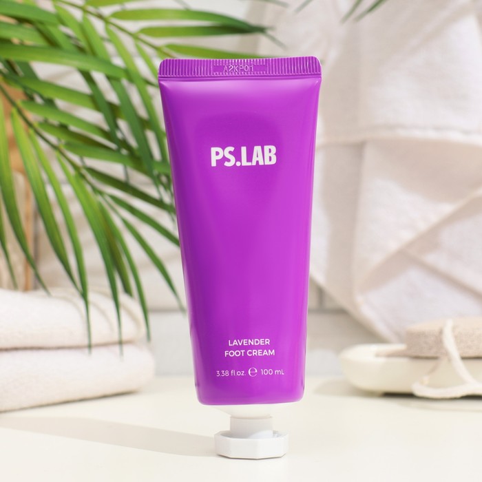 Крем для ног смягчающий PS.LAB с мочевиной и экстрактом лаванды, 100 мл 36382
