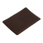 Подпятник для ковриков Eco-cover, Ромб, винты 6 шт, коричневый, ТЭП - фото 319566474