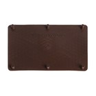 Подпятник для ковриков Eco-cover, Ромб, винты 6 шт, коричневый, ТЭП - фото 6962744