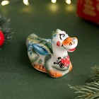 Сувенир Дракон "Федя", цветной, 11см - фото 22320099