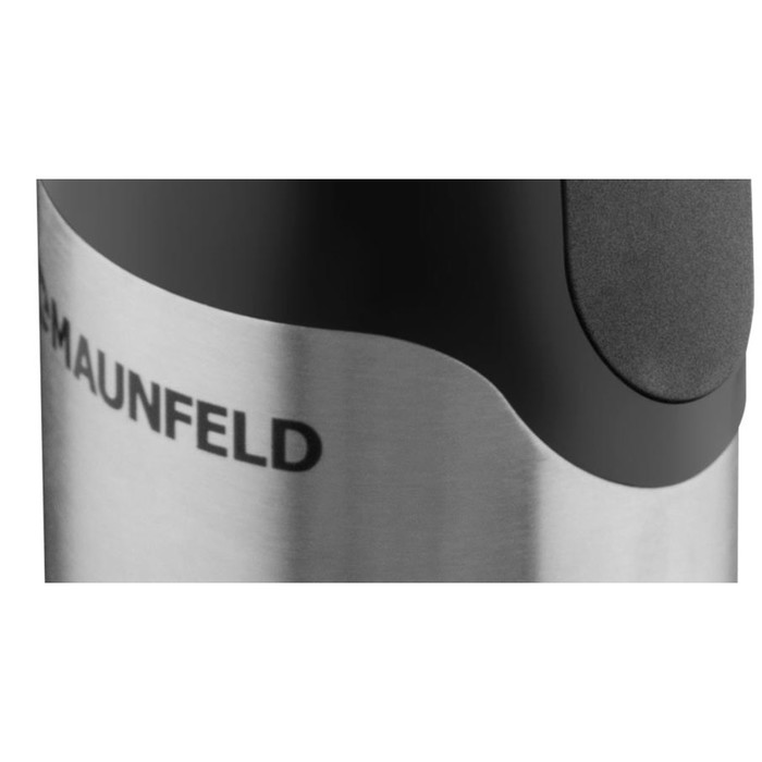 Блендер MAUNFELD MF-123SB PRO, погружной, 1000 Вт, 0.8 л, 4 скорости, 7 насадок, чёрный - фото 51340805