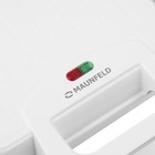 Вафельница MAUNFELD MF-1436WH, электрическая, 1000 Вт, антипригарное покрытие, белый - Фото 5