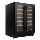 Винный шкаф встраиваемый MAUNFELD MBWC-112S40, 10 полок, 112 л, 40 бутылок - Фото 5