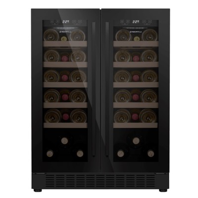 Винный шкаф встраиваемый MAUNFELD MBWC-112S40, 10 полок, 112 л, 40 бутылок