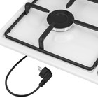 Варочная панель HOMSair HGE643GWH, газовая, 4 конфорки, белый 9792180