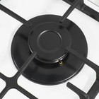 Варочная панель HOMSair HGG646WH, газовая, 4 конфорки, белый - Фото 3